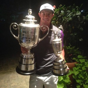 Rory and trophies