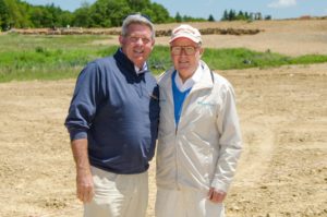 Mike Jones with Pete Dye at Nemacolin